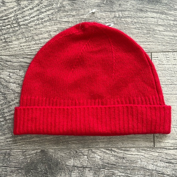 Nordstrom Rock red cashmere hat beanie NWT - Picture 1 of 4